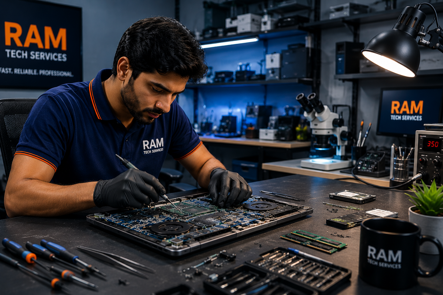 RAM Tech Services Technician at Work